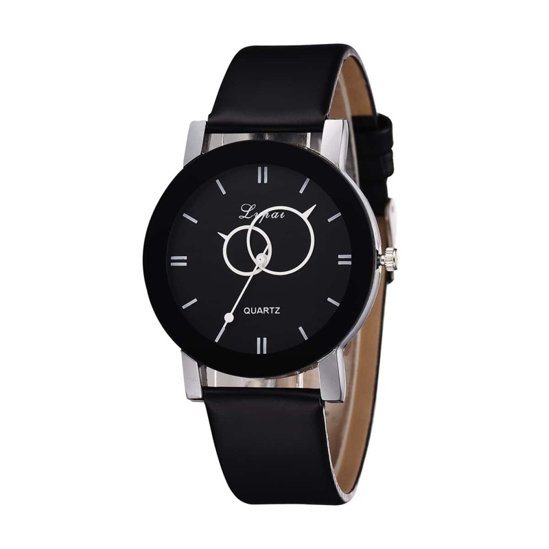 

Solid Color Round Dial Quartz Watch