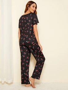 Đồ mặc nhà Rau quả màu đen Casual - màu đen - Xem 2