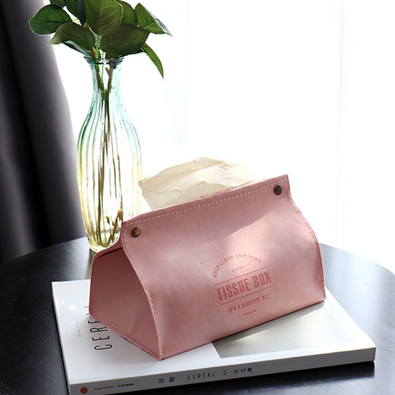 

Plain Leather Tissue Box 1pc, Multicolor