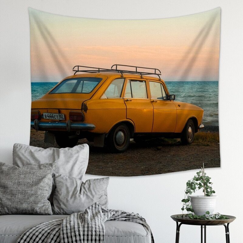

Taxi Print Velvet Tapestry