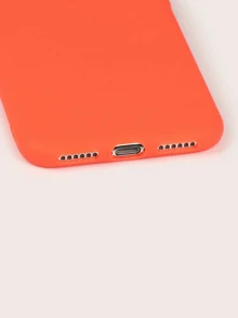 Simple Case Compatible With iPhone - Coral Orange - View 3