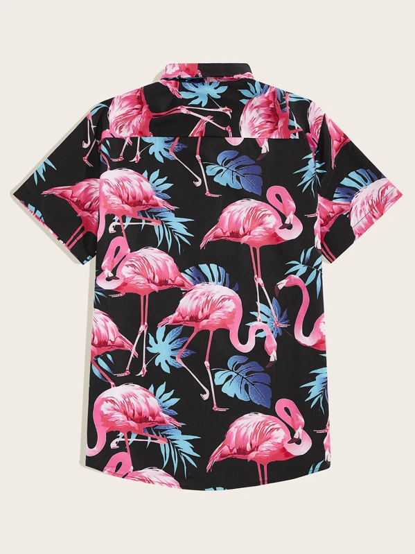 camisas de flamencos hombre