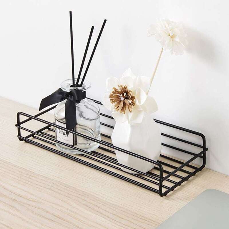 

Iron Storage Rack 1pc, Black