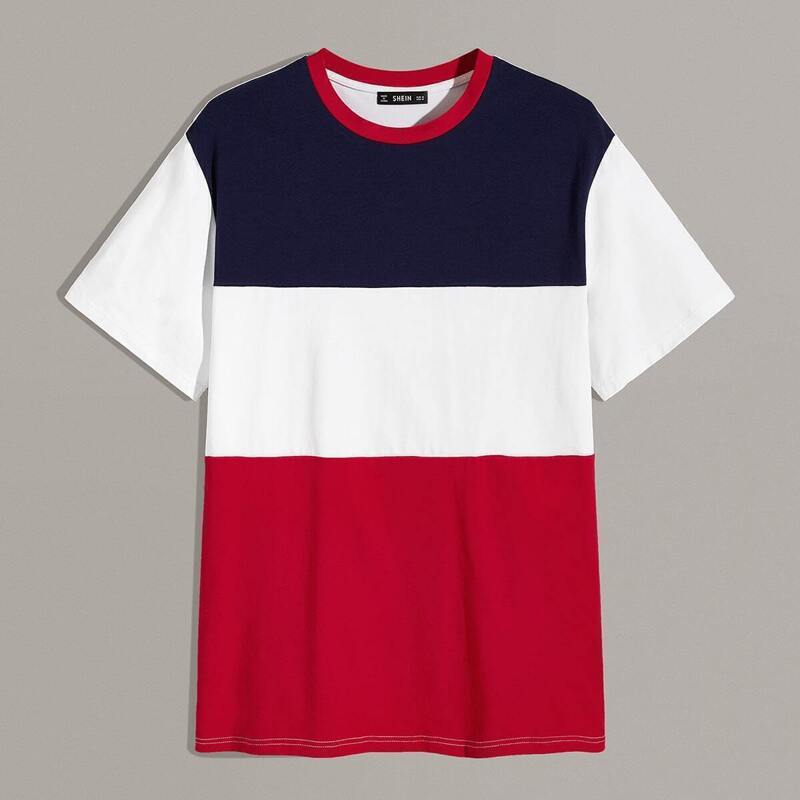 

Guys Cut and Sew Tee, Multicolor
