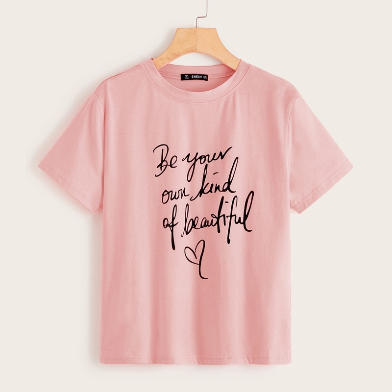 

Be Your Own Kind of Beautiful Graphic Tee, Baby pink
