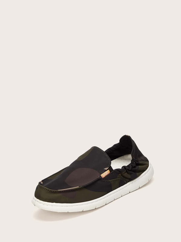 On Mocasines De Con Estampado Hombres Slip Camuflaje OkNX80nwP