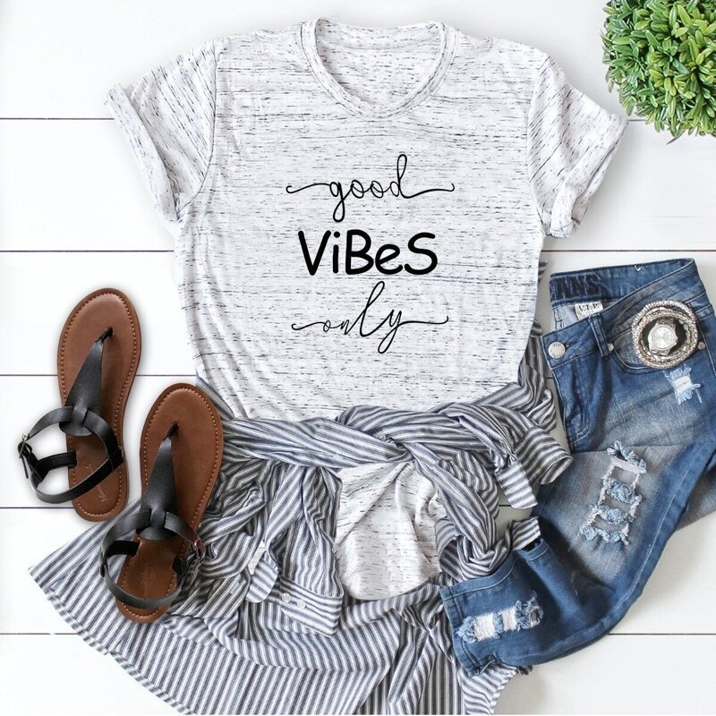 

Letter Print Tee, Grey
