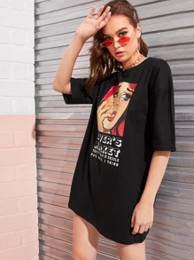 pop art t shirt dress