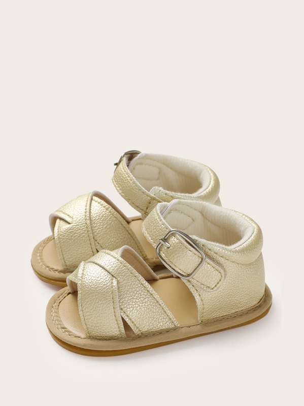 Niña Hebilla Con Sandalias Tiras Cruzadas Bebé De wOmNy0v8n