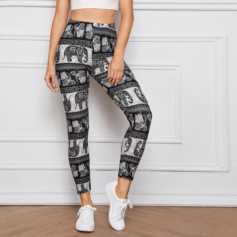 

Animal Print Leggings, Multicolor