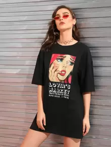 pop art t shirt dress