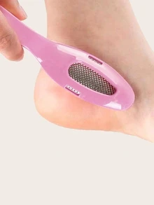 1pc Dual-Purpose Foot & Hand Callus Remover - Pink - View 1