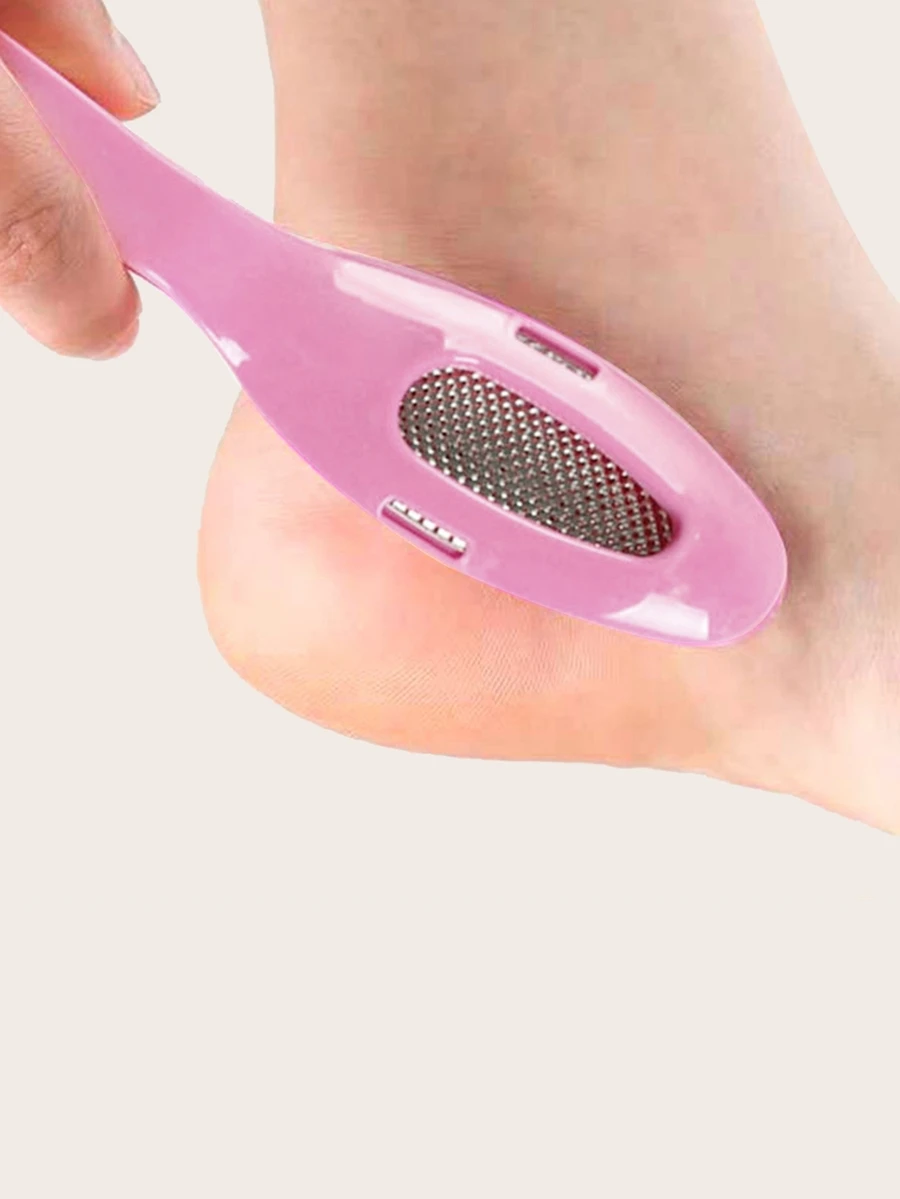 1pc Dual-Purpose Foot & Hand Callus Remover - Pink - View 1