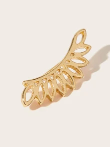 Bông tai stud rỗng - Vàng - Xem 3