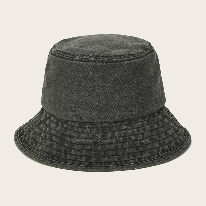 

Solid Bucket Hat, Black