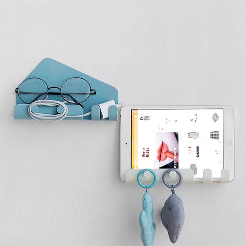 

Multi-function Wall Mount Storage Rack 1pc, Multicolor