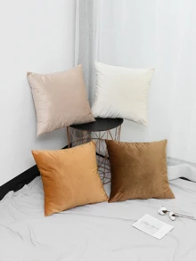 1 pieza Funda de cojín liso - Multicolor - Ver 1