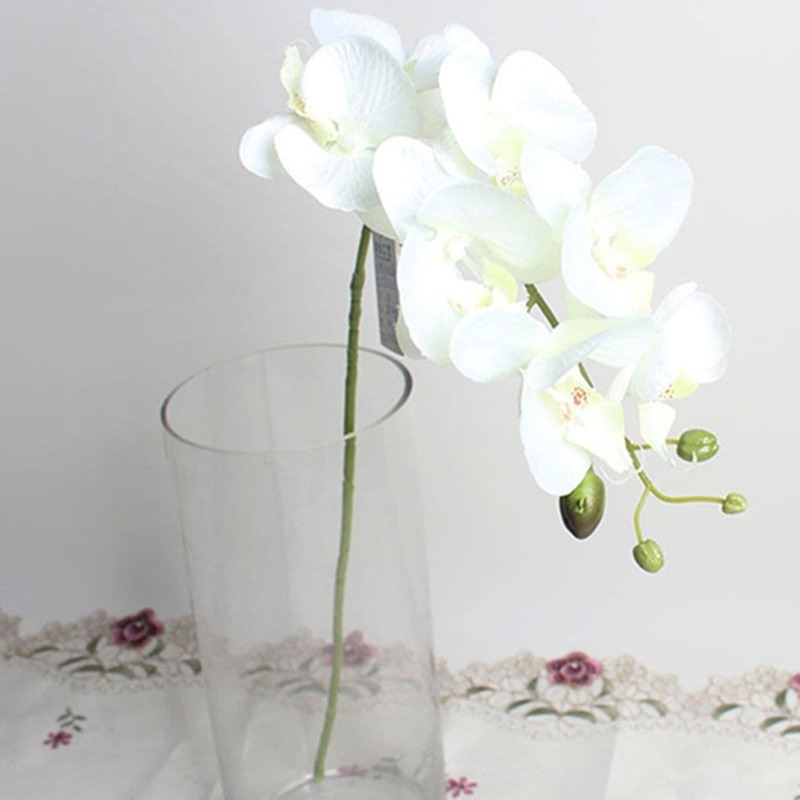 

Artificial Phalaenopsis 1 Branch, White