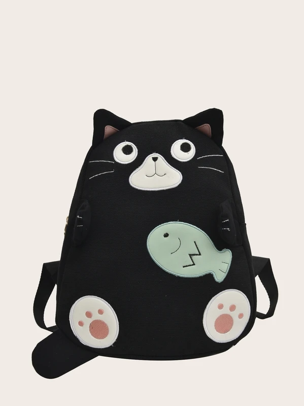 backpack with cat design
