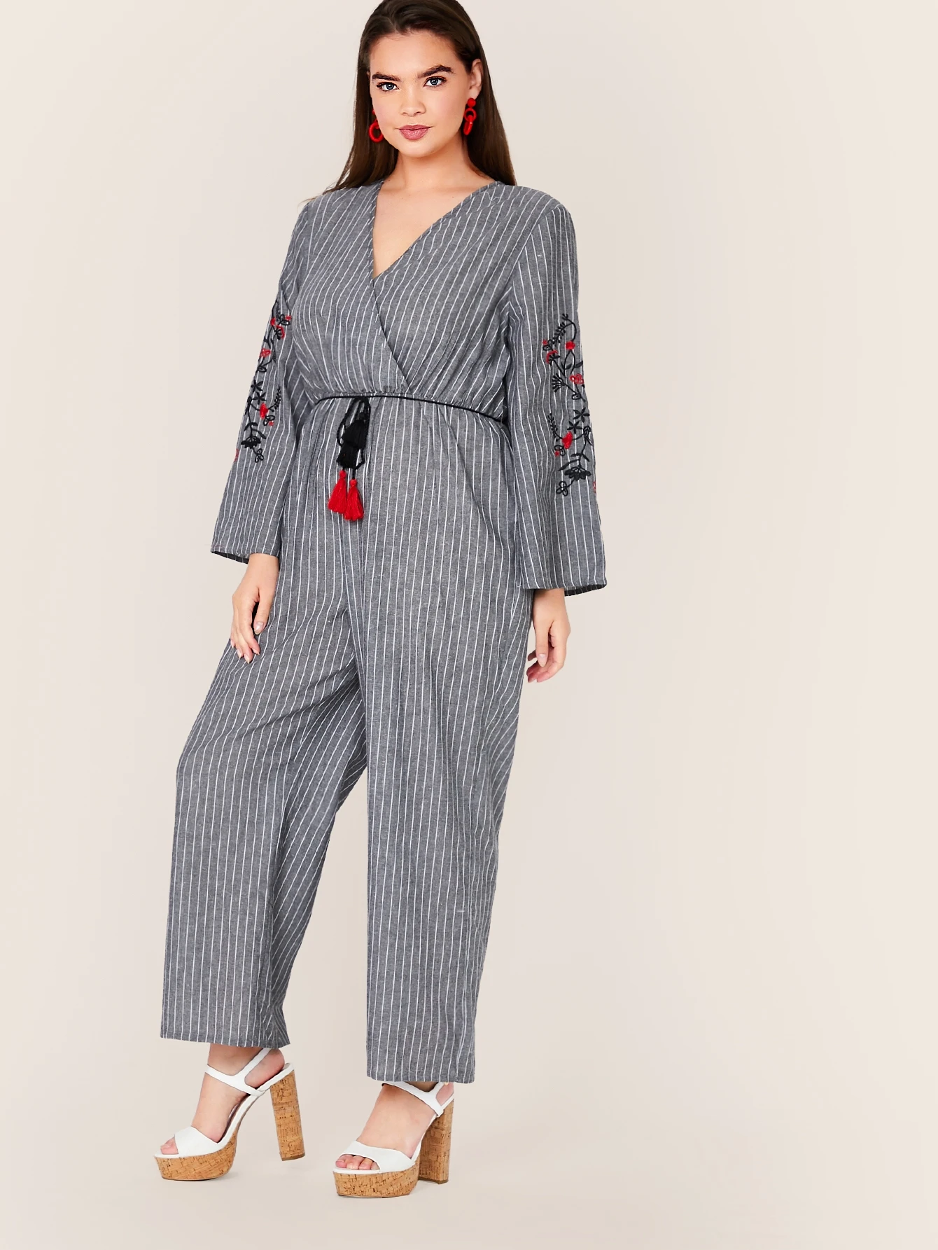 fringe jumpsuit plus size