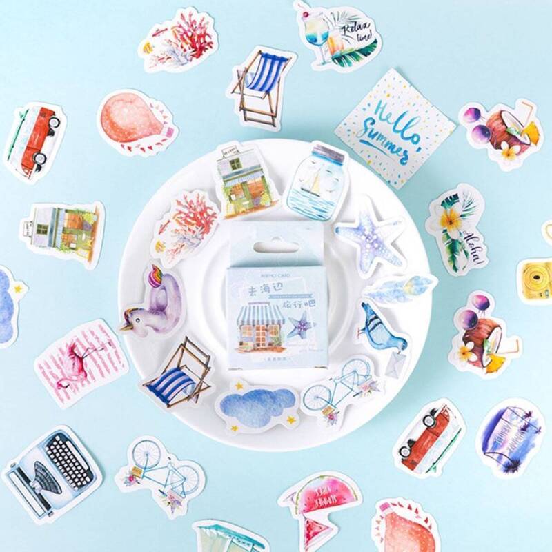 

Boxed Mixed Pattern Sticker 46pcs