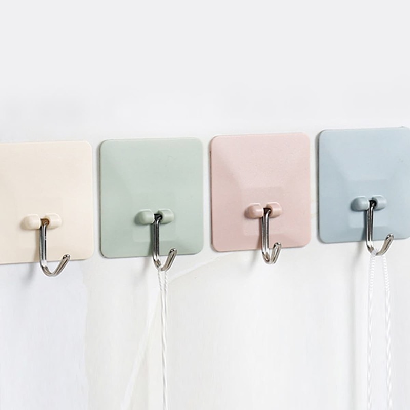 

Random Color Wall Hook 4pcs, Multicolor