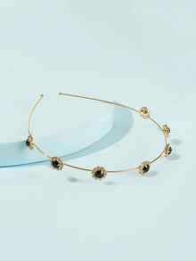 花朵裝飾頭帶優雅