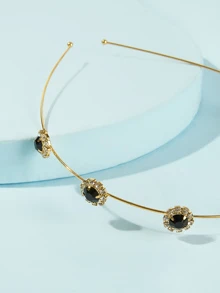 花朵裝飾頭帶優雅