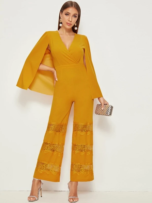 shein cape jumpsuit