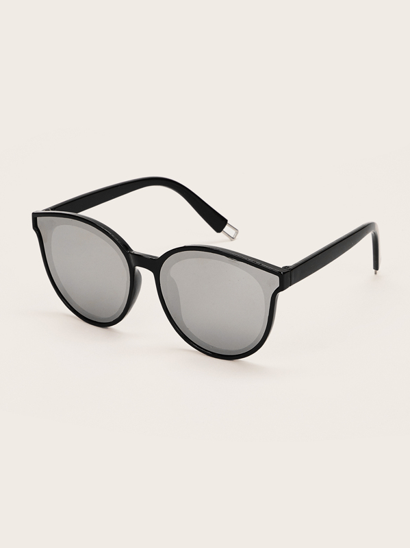 Round Frame Mirror Lens Sunglasses SHEIN USA
