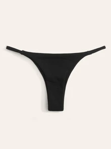 SHEIN Swim Summer Beach Textured Swimming Panty