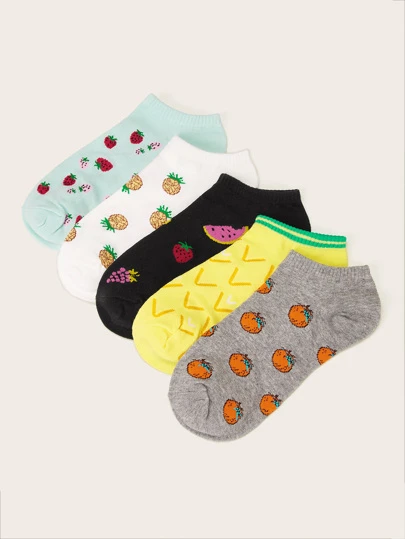 pineapple trainer socks