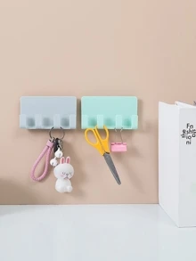 Wall Mounted Multi-function Storage Rack 1pc - Multicolor - View 2