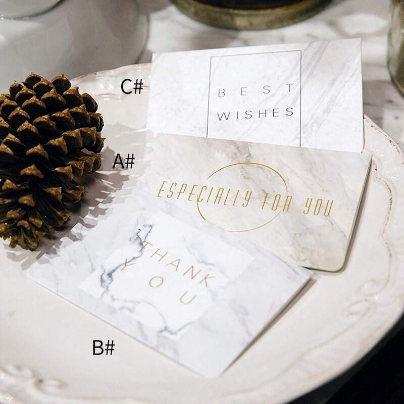 

Marble Pattern Greeting Card 2pcs