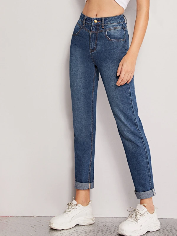 romwe boyfriend jeans