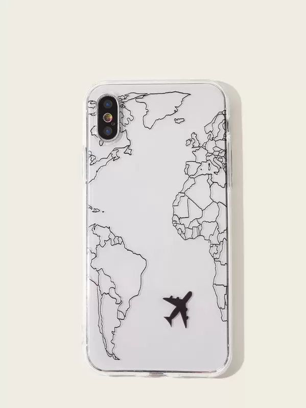 coque iphone xr motif carte