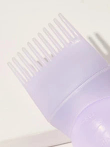Peine para teñir el cabello de unicolor DIY, herramienta de peinado portátil - Púrpura malva - Ver 2