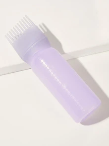 Peine para teñir el cabello de unicolor DIY, herramienta de peinado portátil - Púrpura malva - Ver 1