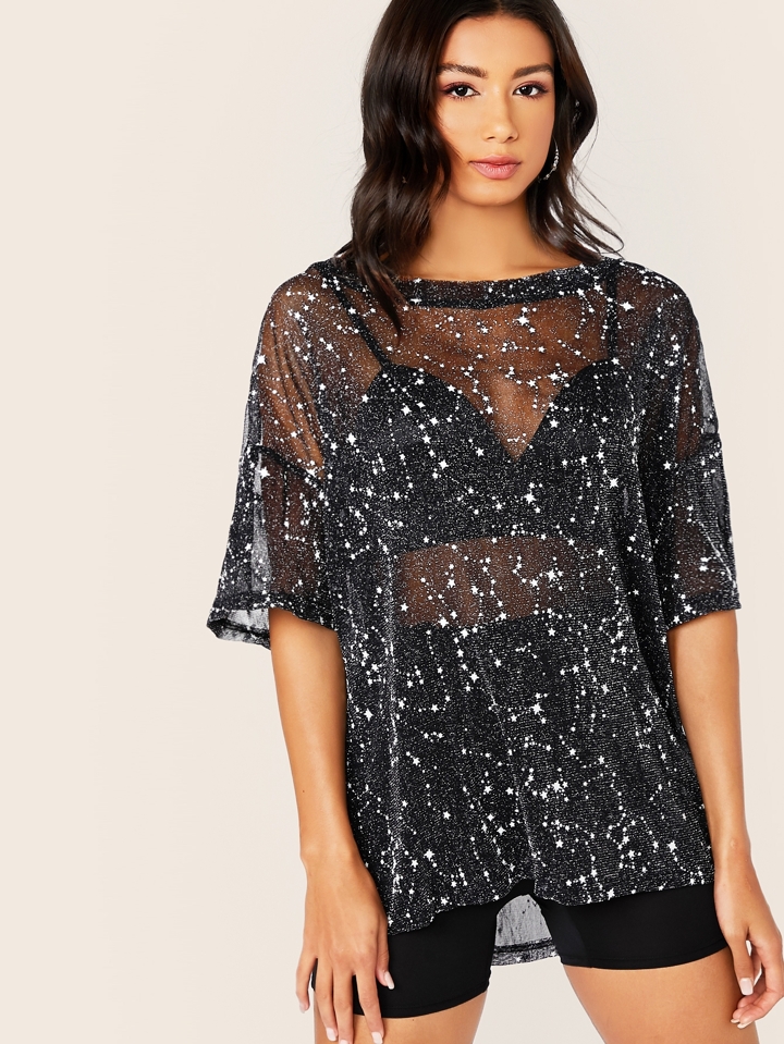 galaxy mesh top