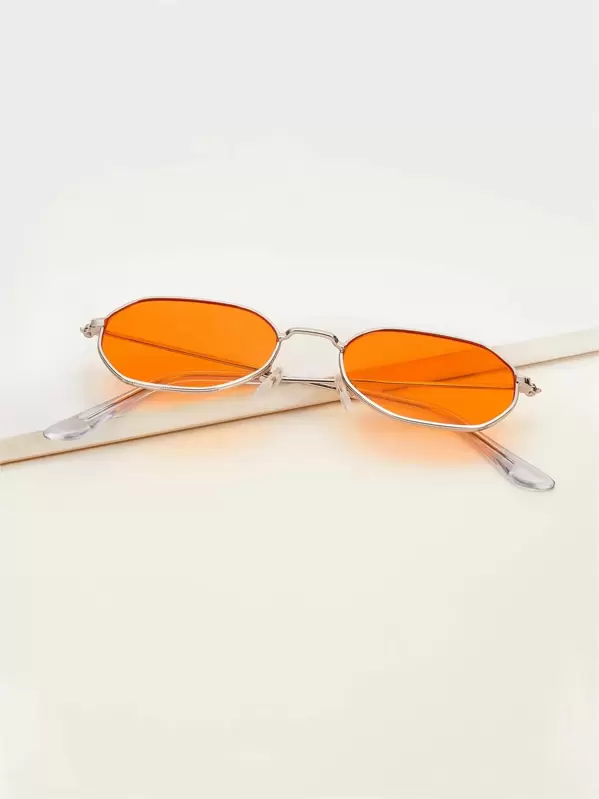 Metal Frame Tinted Lens Sunglasses thumbnail