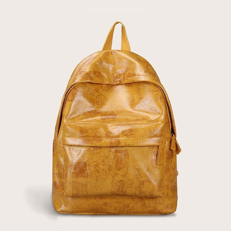 

Minimalist Pocket Front Backpack, Orange