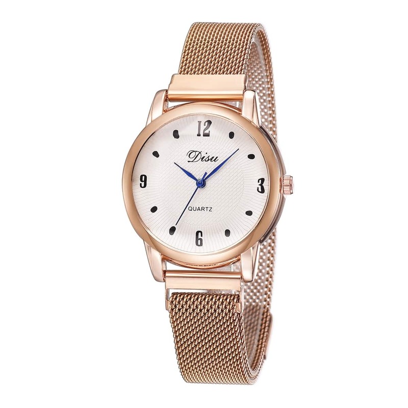 

Round Dial Number Display Pointer Quartz Watch