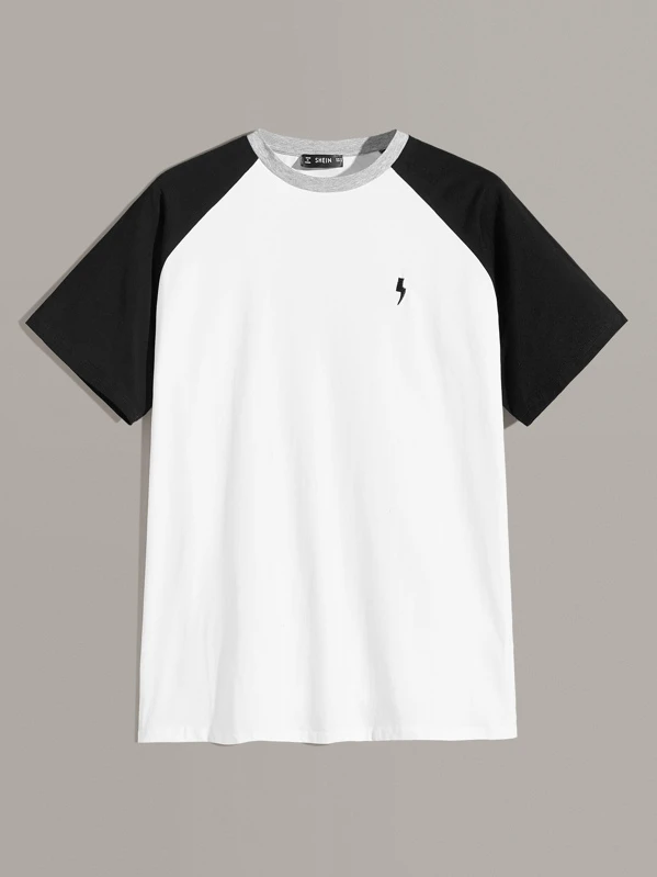 camiseta manga ranglan hombre