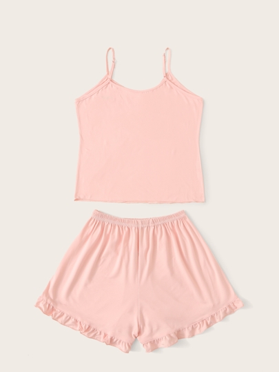 Ensemble de pyjama à imprimé lettres