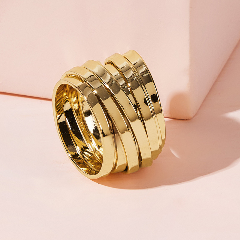 

Spiral Ring 1pc, Gold