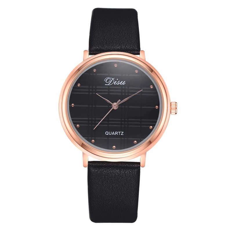 

PU Band Round Dial Pointer Wrist Watch