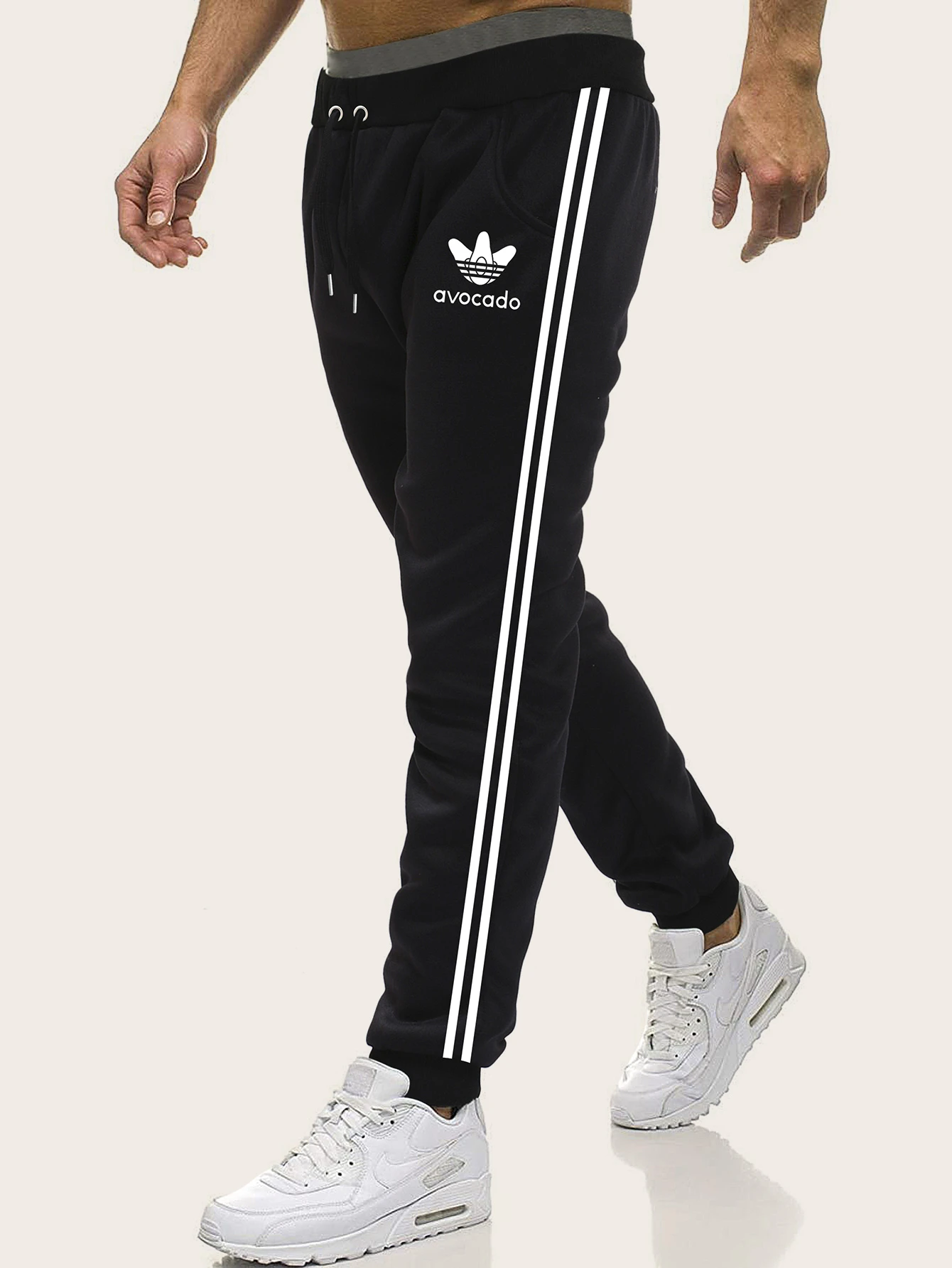 side stripe sweatpants mens