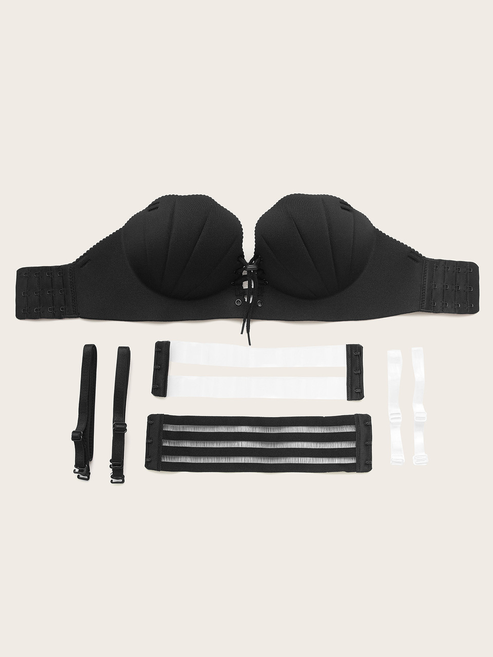 Crisscross Back Lace-up Bralette
