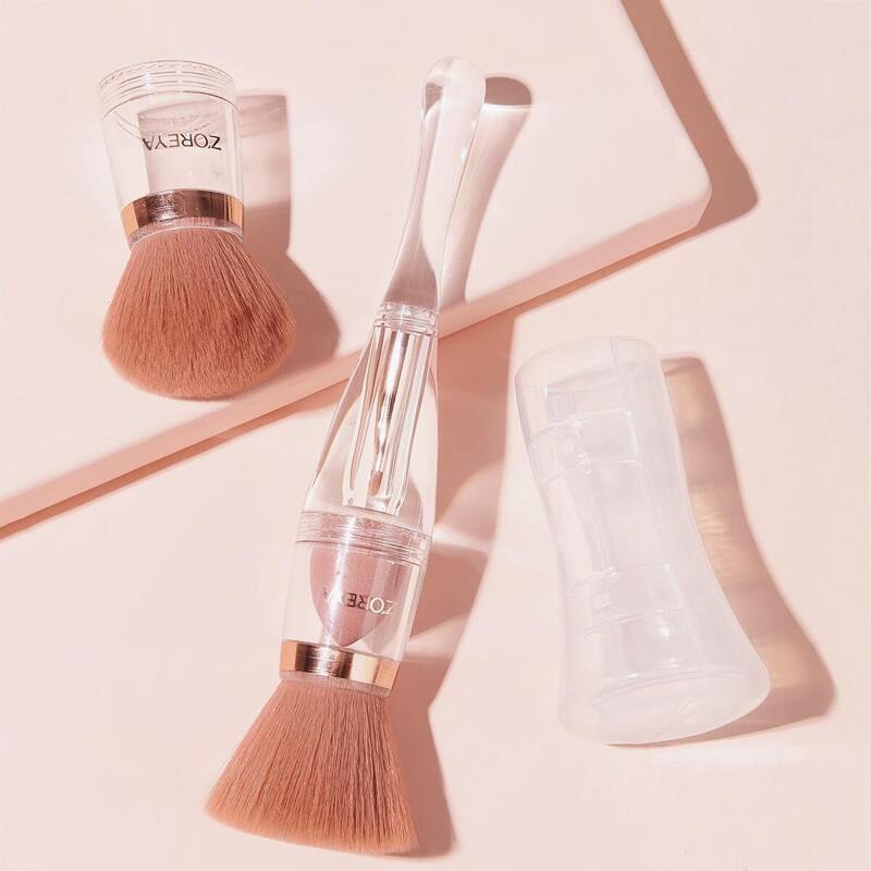 

3 in 1 Multifunction Makeup Brush, Multicolor