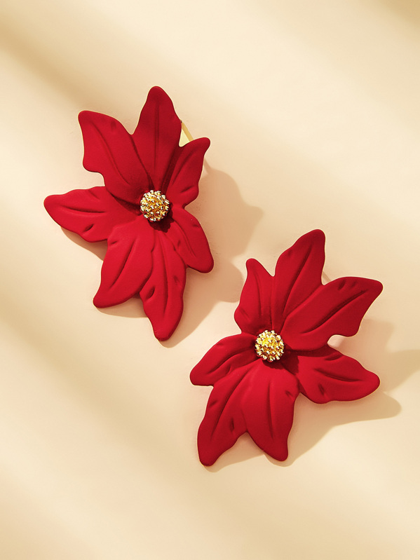 Flower Design Earrings 1pair Flower Design Earrings 1pair